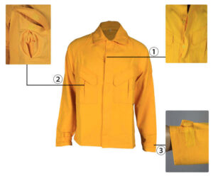 Yellow Anti Static Jacket Details