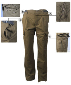 Хаки огнезащитных анти-статическое брюки 2
